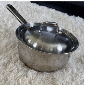 Oneida 1 Quart Stainless Steel Saucepan Pot‎ With Lid Kitchen Cookware